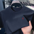 T-shirt fashion brand Paul Pony embroidery summer new high-end comfortable casual round neck top