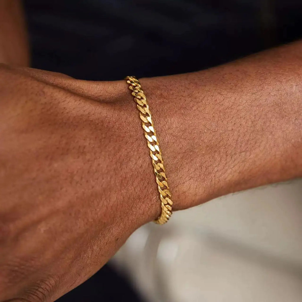 Gold Color Stainless Steel  Jewelry Trend Accessories